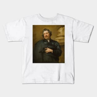 Portrait of Karel van Mallery by Anthony van Dyck Kids T-Shirt